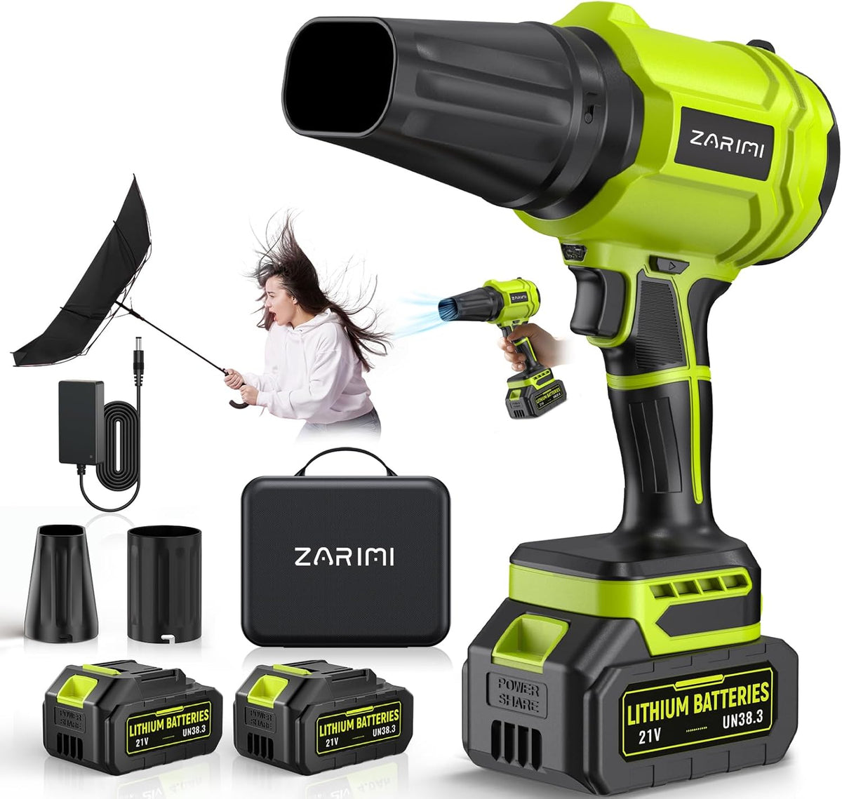 YUQUESEN Cordless Leaf Blower, 980