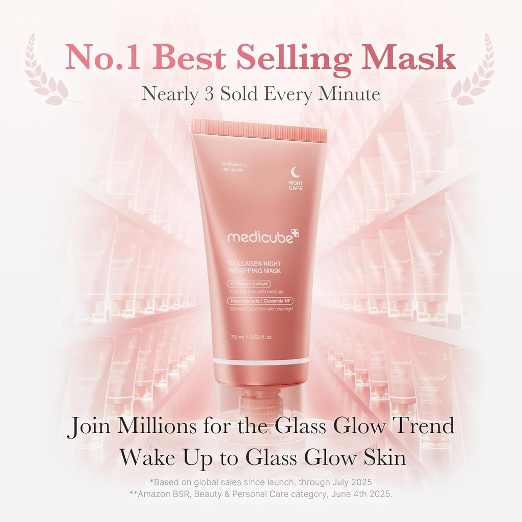 medicube Wrapping Mask Collagen Overnight Peel Off Facial Mask