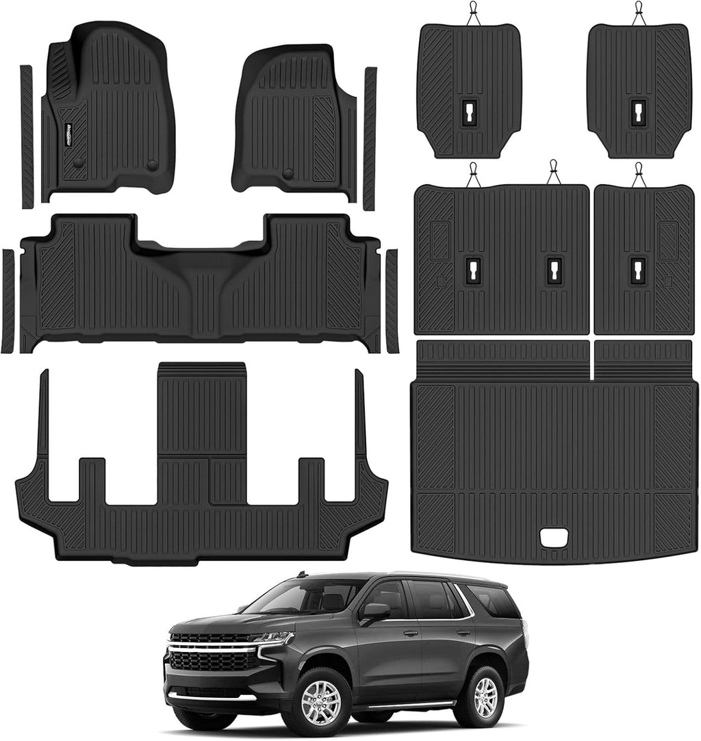 Floor Mats for 2021-2026 2027 Chevy Suburban 7 Seats/Bucket Seat