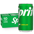 Sprite Lemon Lime Soda Soft Drinks, 7.5 fl oz, 10 Pack,Cans