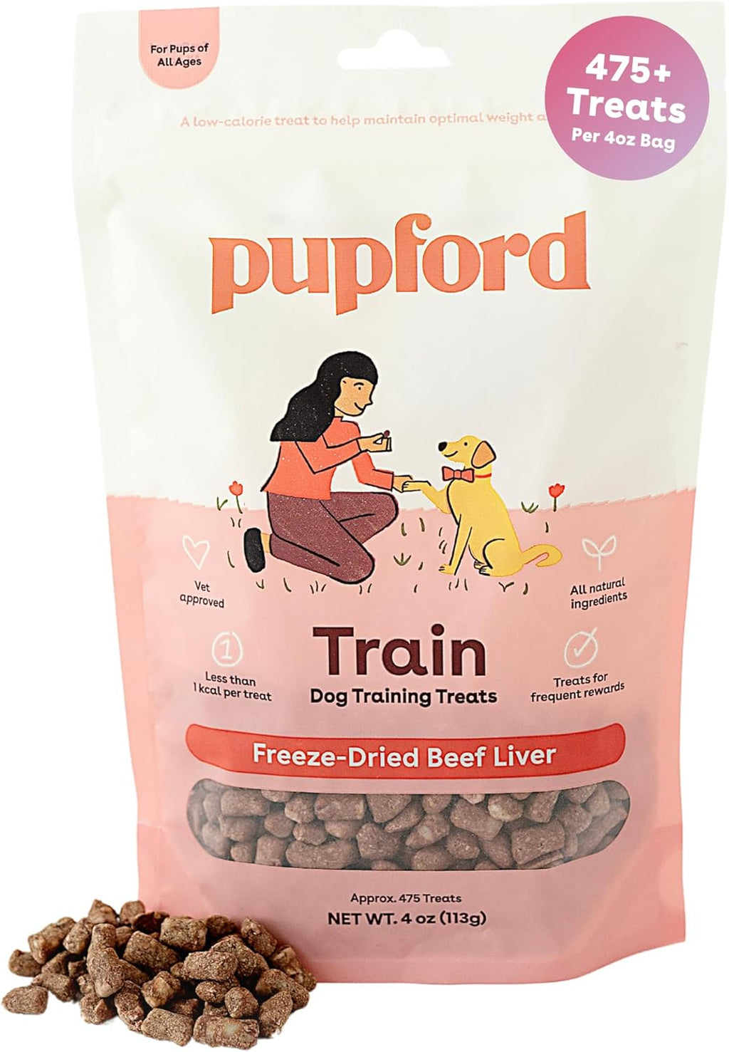 Pupford Freeze Dried Training Treats for Dogs & Puppies, 475+ Three - pupford freeze dried training treats for dogs