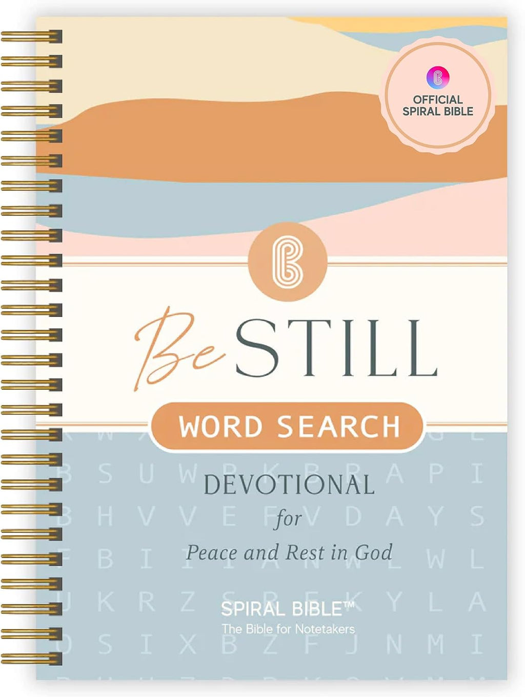 Official Spiral Bible Be Still Word Search Devotional 90 Days of Scripture