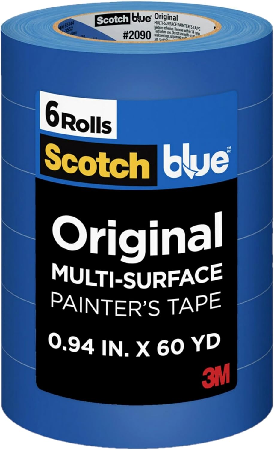 ScotchBlue Original Multi-Surface Painters Tape, 1 Inch Wide