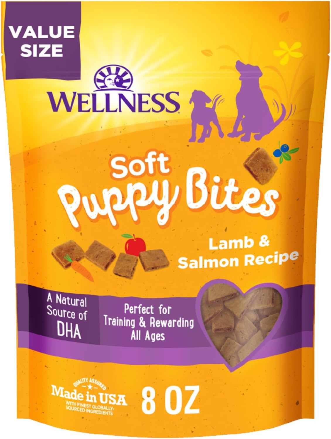 Wellness Puppy Treats, Natural, Training Treat, Grain Free, Soft Lamb
