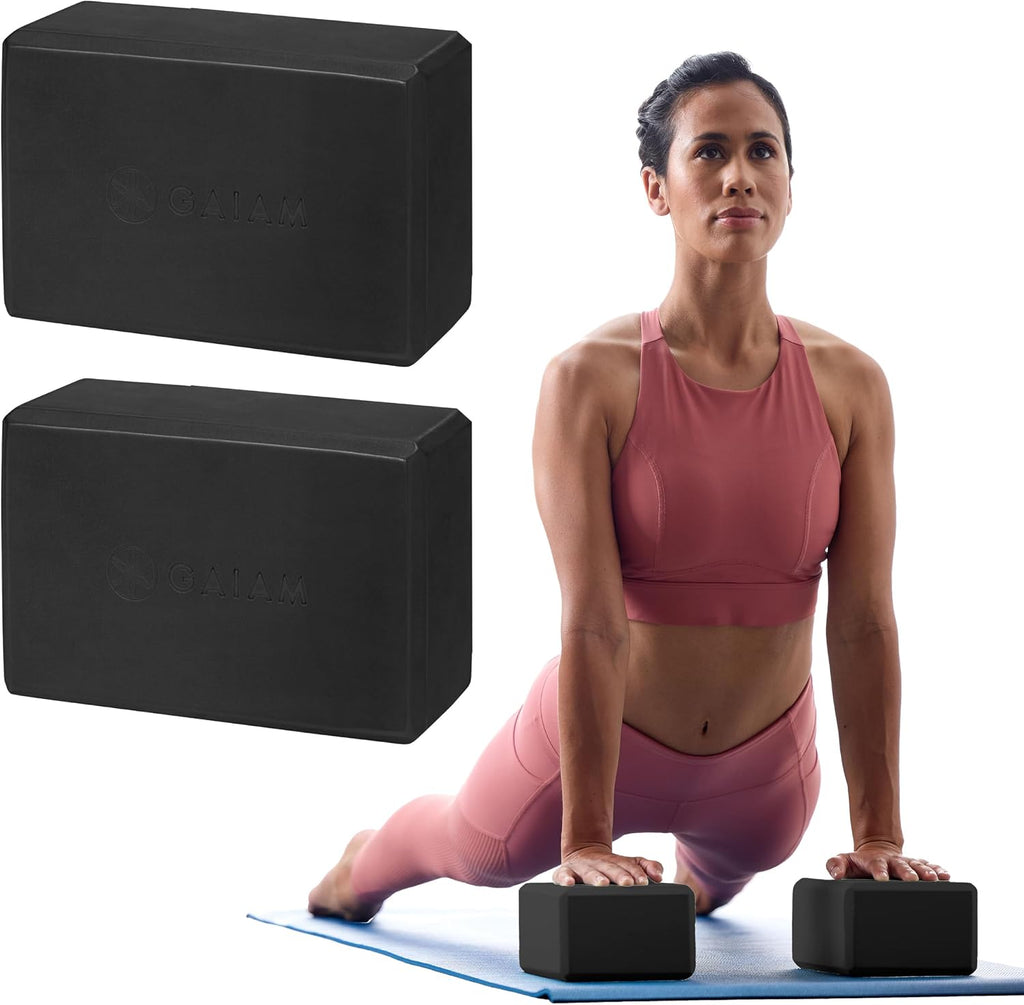 Gaiam Yoga Block - Supportive Latex-Free Eva Foam