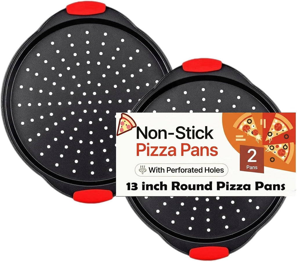 13 Inch Pizza Pan for Oven - pizza oven pan with handle