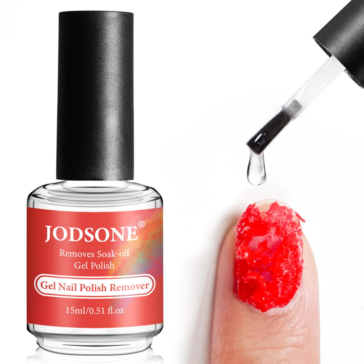 JODSONE 15ML Gel Nail Polish Remover No Need Soaking or Wrapping Gel Remover for Nails