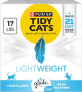 Purina Tidy Cats LightWeight Glade Clear Springs Litter, 17 lb