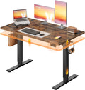 VASAGLE Standing Desk, 48x24 Inch Electric Adjustable Desk, 30-Min Assembly