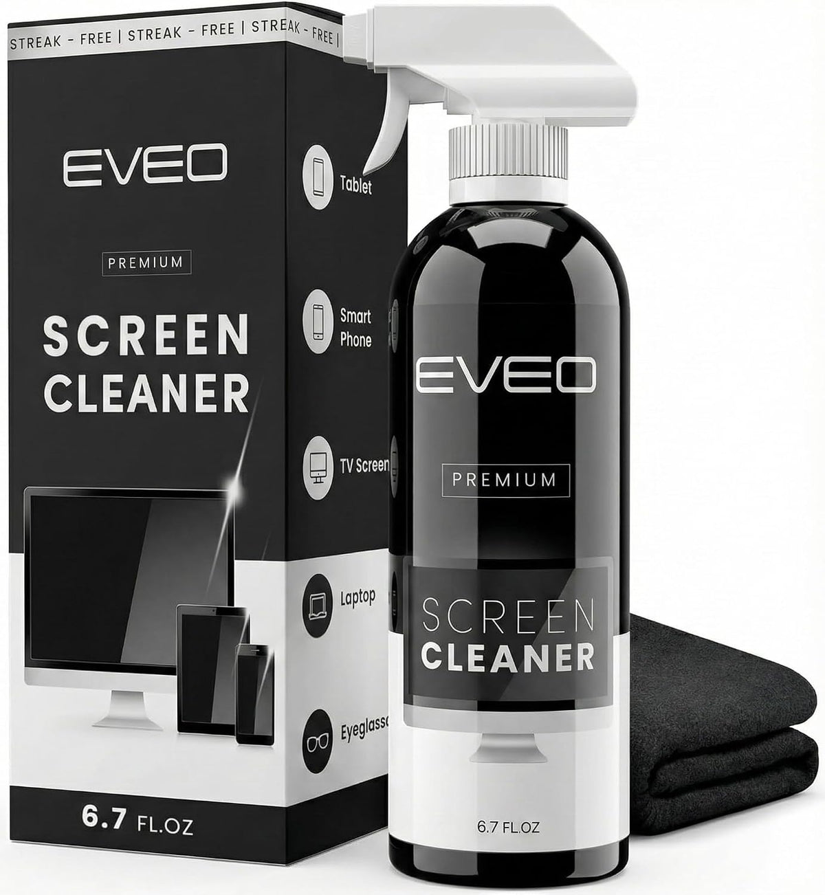 EVEO® Screen Cleaner Spray Kit