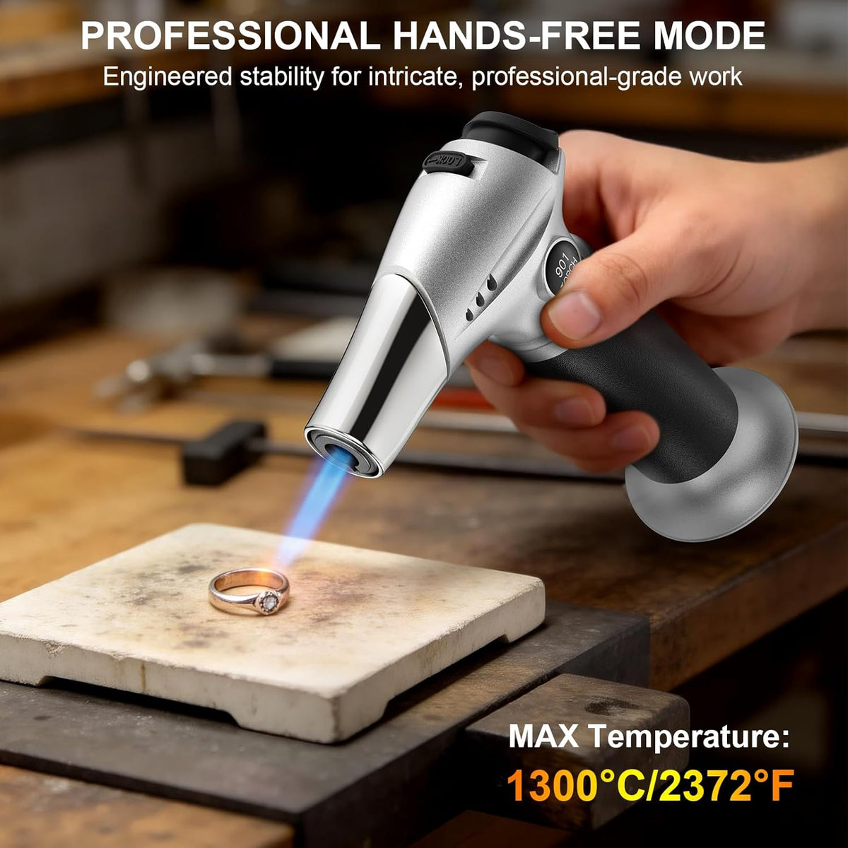 TBTEEK Butane Torch, Kitchen Torch Cooking Torch with Safety Lock