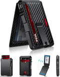 Wallet for Men, Mens Minimalist Wallet 9-13 Cards, Slim Compact RFID Wallet
