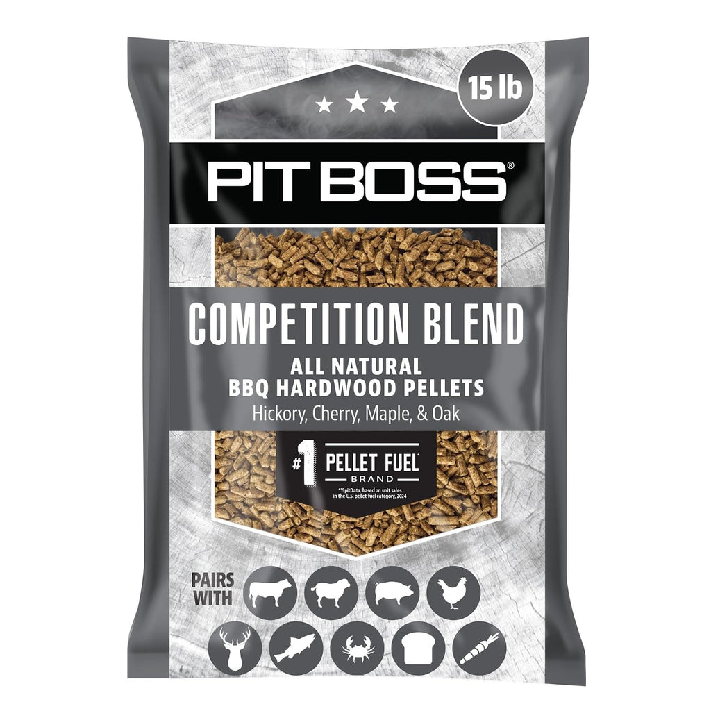 Pit Boss 100% All Natural BBQ Hardwood Pellets for Cooking, Grilling