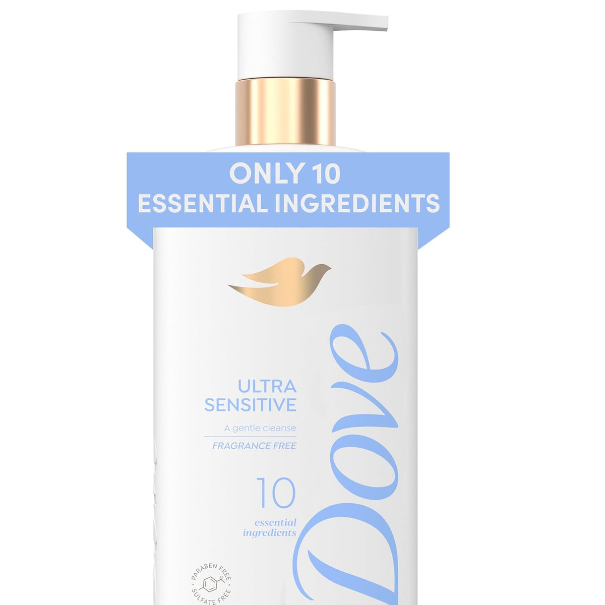 Dove Serum Body Wash Ultra Gentle hydrating cleanse with only 10 essential