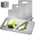 Katori Titanium Cutting Board - Upgraded 100% Pure Titanium Cutting Boards for Kitchen