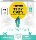 Purina Tidy Cats Low Dust Clumping Cat Litter, LightWeight Free & Clean Unscented
