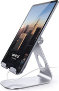 Lamicall iPad Stand Adjustable Tablet Holder, Sturdy Aluminum, Multi-Angle