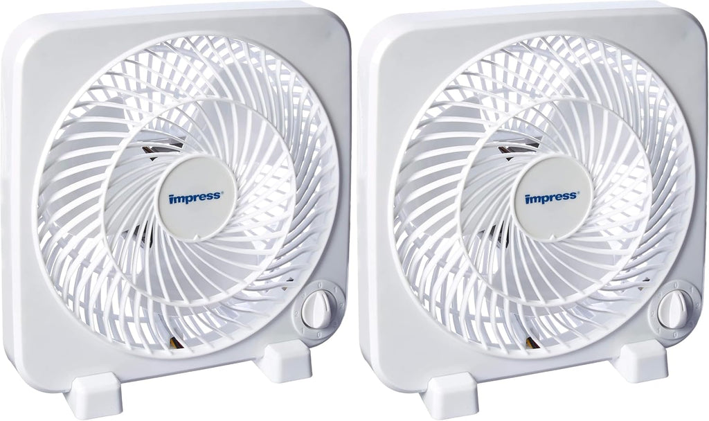 Impress 9-Inch 3-Speed Box Fan, IM-719BX