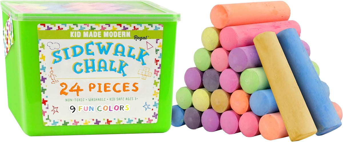 Kid Made Modern Non Toxic Sidewalk Chalk Bucket