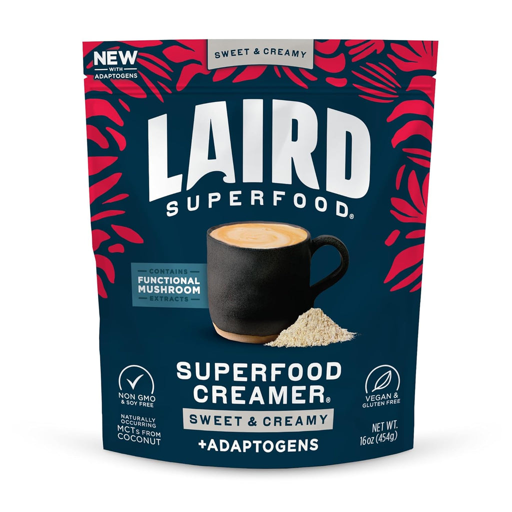 Laird Superfood Non-Dairy Coconut Powder Creamer - Sweet & Creamy