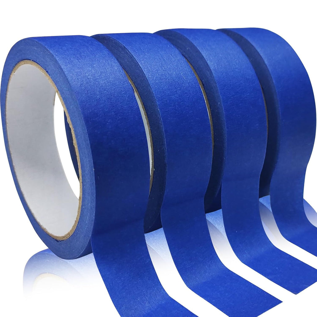 4 Rolls Premium Painters Tape, Blue Tape, Masking Tape, Paint Tape