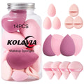 14PCS Makeup Sponge Set, Beauty Blender Sponge for Foundation Blending