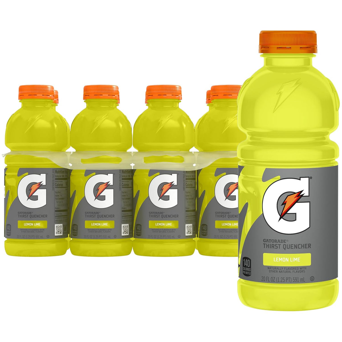 Gatorade Thirst Quencher, Lemon-Lime, 20 Fl Oz