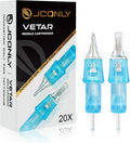 Tattoo Cartridges 20Pcs Disposable Needles Bugpin #10 3 Round Liner