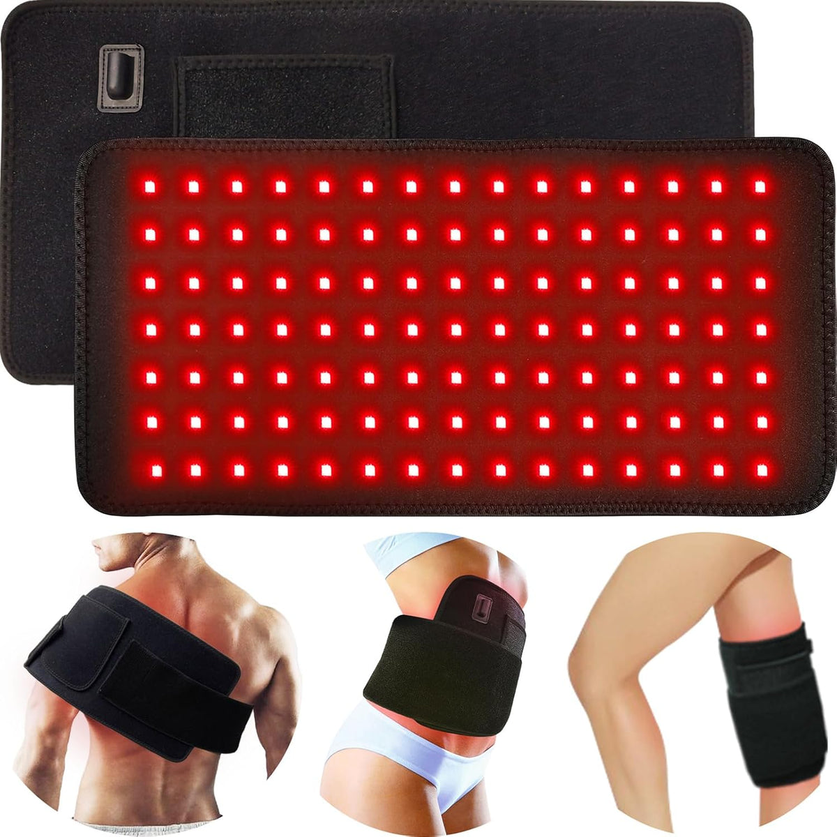 Red Light Therapy Infrared Light Therapy Pad for Body Pain NIR Deep Therapy