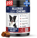 Dog Allergy Chews 200 Treats, Dog Allergy and Itching Skin Relief Bites Immune Support