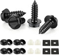 LivTee Rustproof License Plate Screws for Securing License Plates Frames