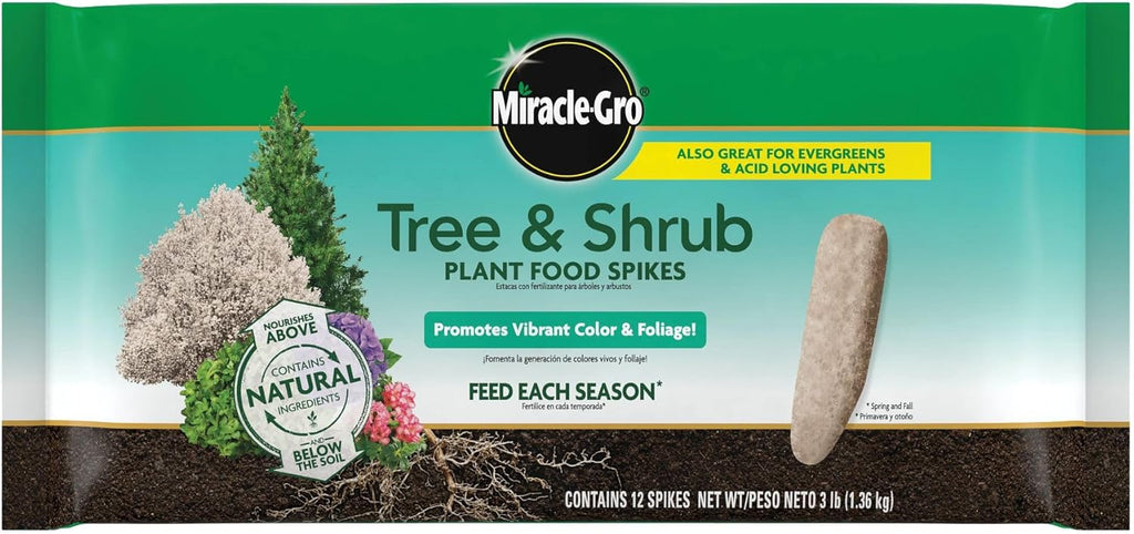 Miracle-Gro Tree and Shrub Plant Food Spikes - Deciduous, Flowering