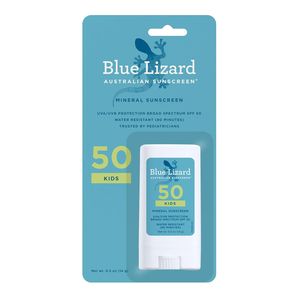 Blue Lizard Kids Mineral SPF 50 Sunscreen Stick, Zinc Oxide, 100% Mineral