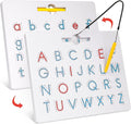 GAMENOTE Magnetic Letter Board Double Sided, ABC Alphabet Tracing Board