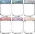NETANY 6-pack 16 oz Overnight Oats Containers with Lids, Glass jars