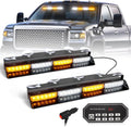 HLauto 2x16.8 inch Dash Strobe Lights w/Take Down/Controller