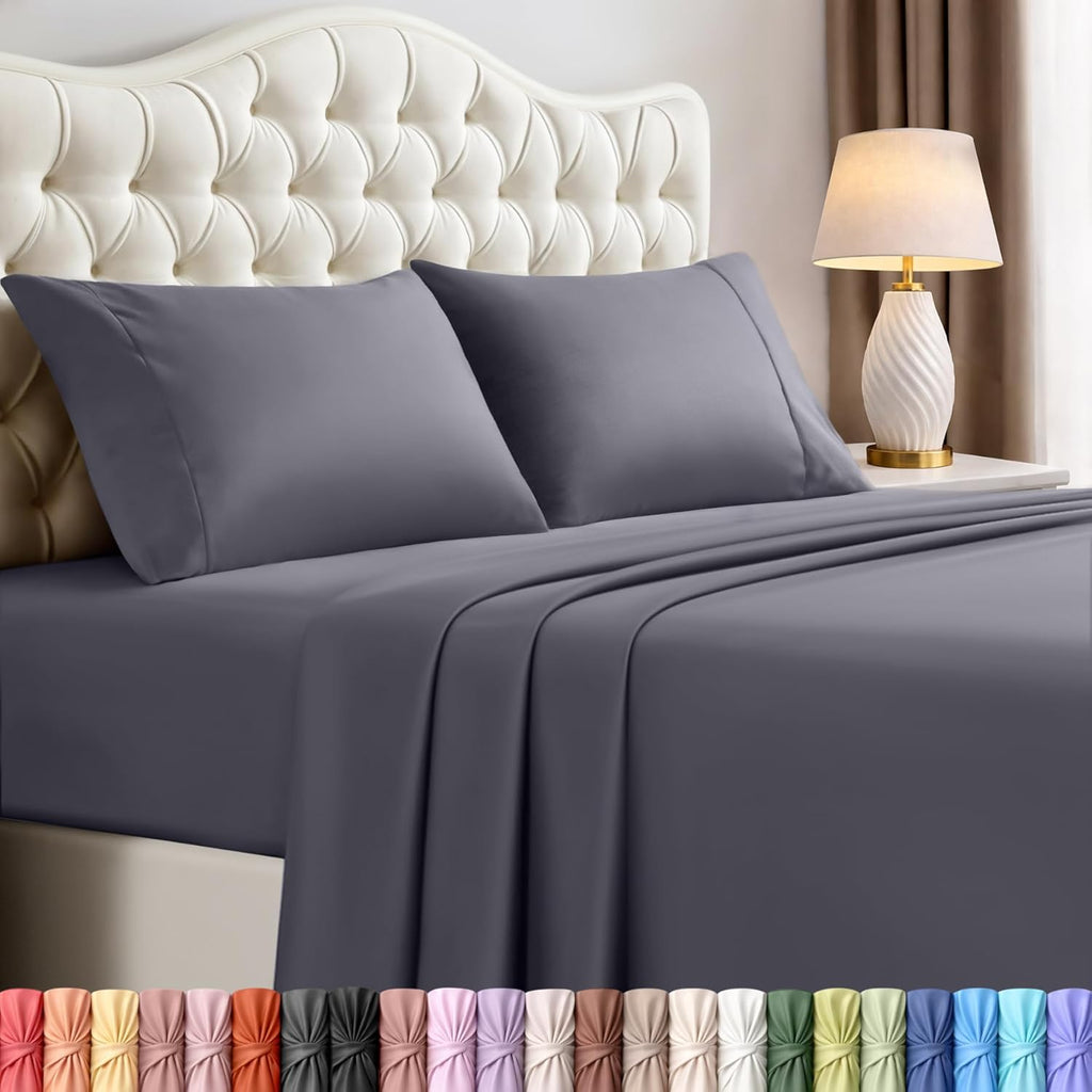 Utopia Bedding Queen Size Sheet Set – 4 Piece Bed Sheets, Soft