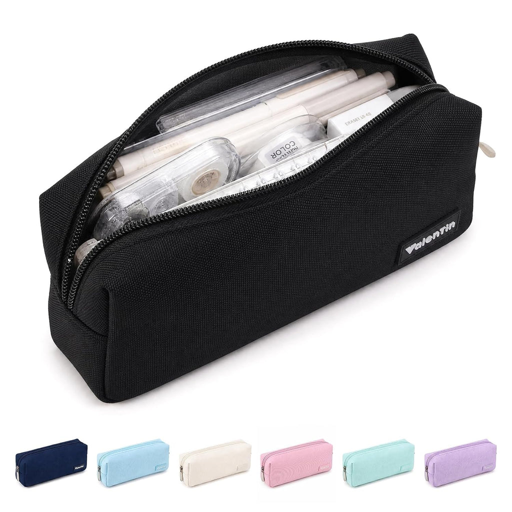 Small Pencil Case Simple Pencil Pouch, Zippered Pen Bag School Supplies