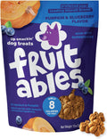 Fruitables Baked Dog Treats, Healthy Pumpkin Treat for Dogs, Low Calorie