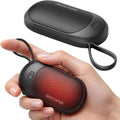 Magnetic Rechargeable Hand Warmers Built-in Loop, Palm-sized, 2-Pack
