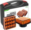 Agrieyes W02 Magnetic Flashing Lights, Wireless Strobe Lights,Amber