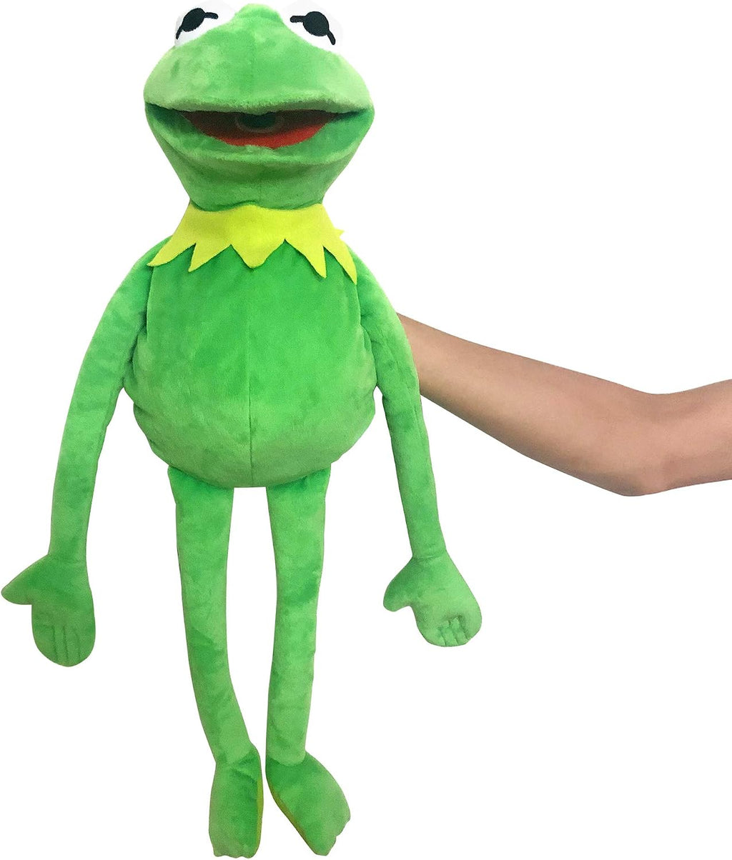Kermit Frog Hand Puppet 24" The Kermit Frog Stuffed Plush Toy for Role Play