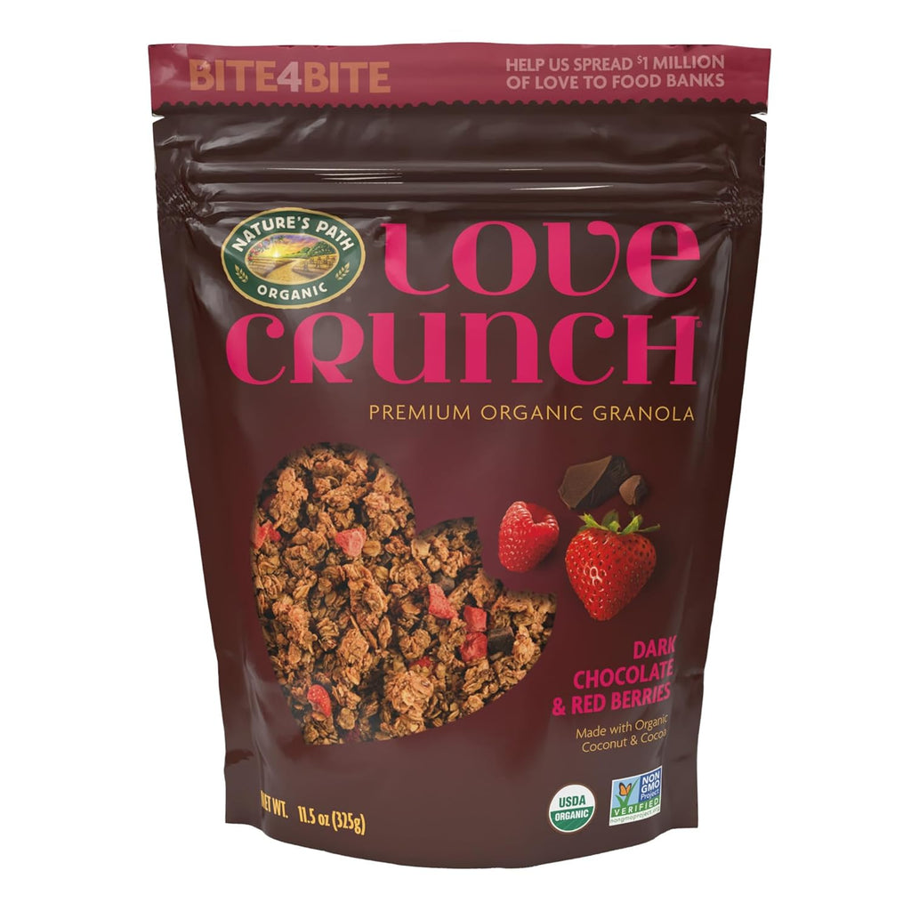 Love Crunch Organic Dark Chocolate & Red Berries Granola, 11.5 oz