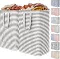 Lifewit 2 Pack Laundry Basket 80L Each, Collapsible Clothes Hamper