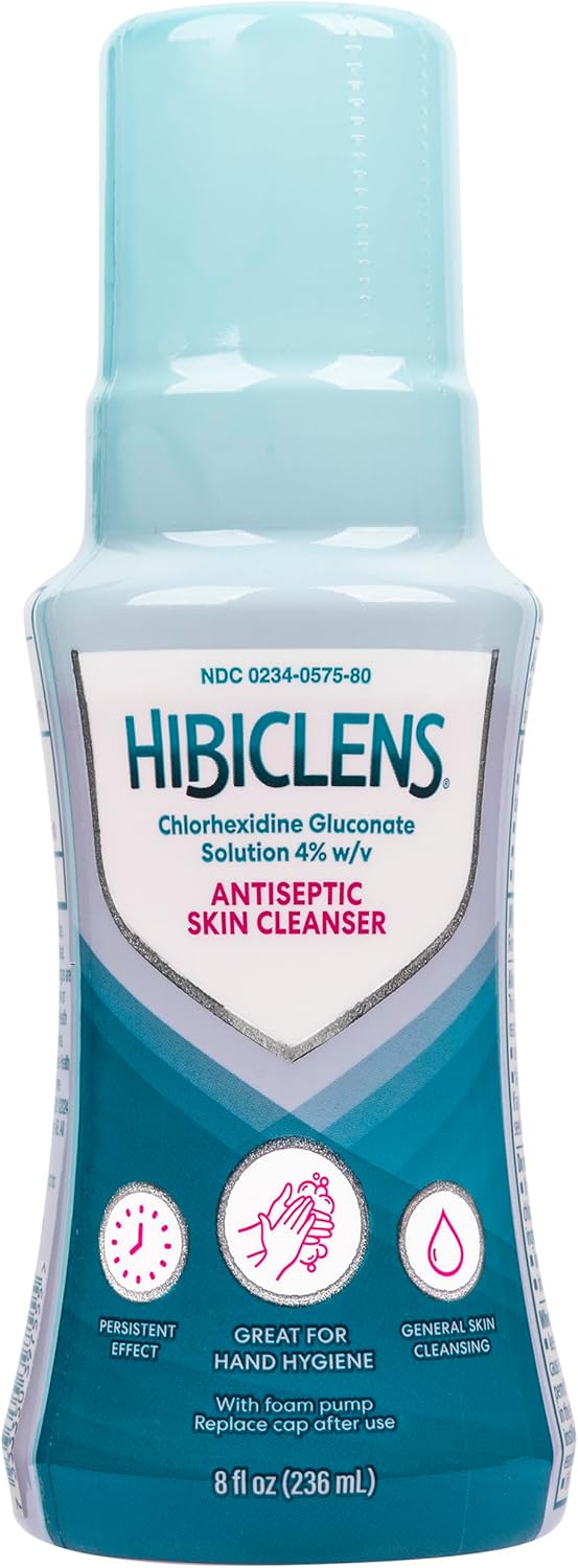 Hibiclens – Antimicrobial and Antiseptic Soap and Skin Cleanser – 8 oz