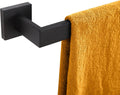 KOKOSIRI 24-Inch Single Towel Bar, Bathroom Kitchen Towel Holder - single towel bar black