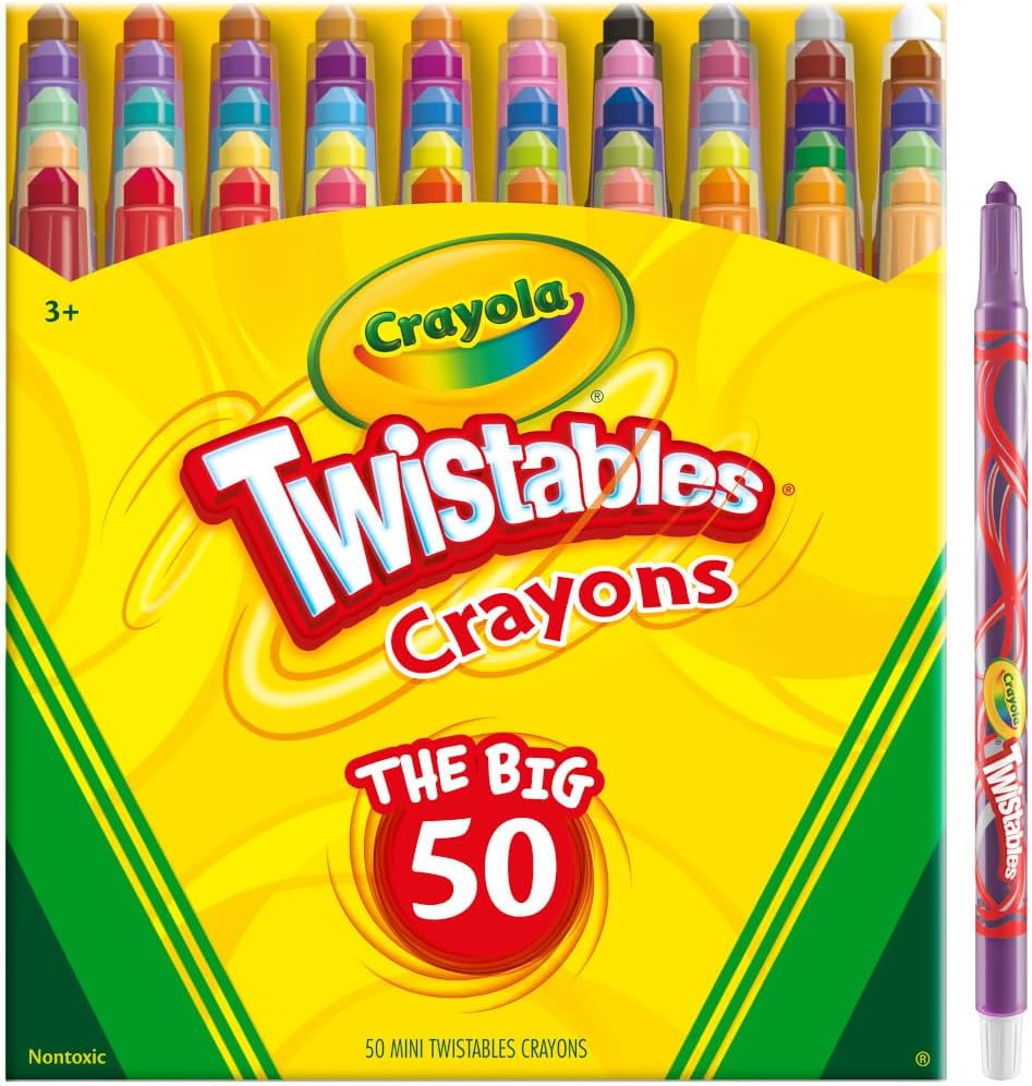 Crayola Mini Twistables Crayons for Kids - crayola mini twistables crayons for kids 50ct
