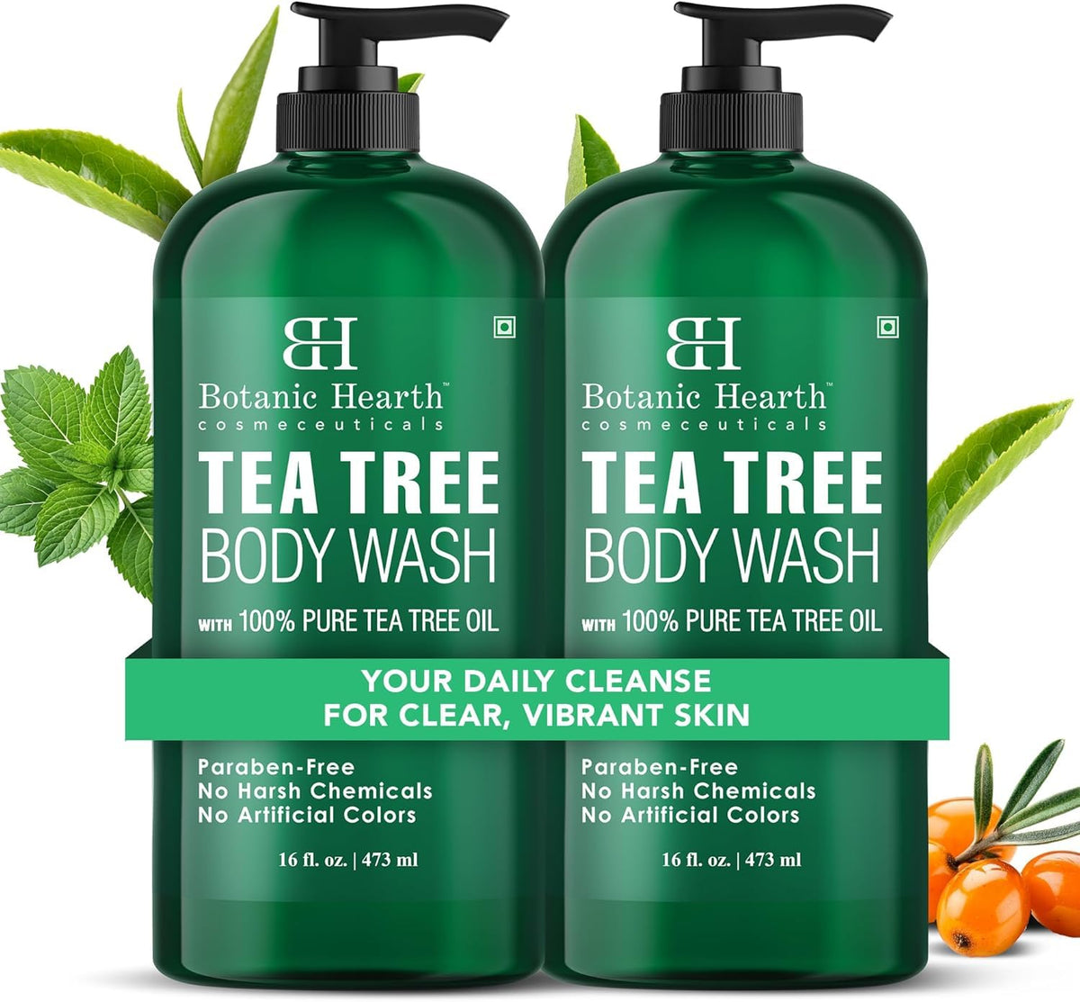 Botanic Hearth Tea Tree Body Wash 16 fl oz