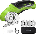 Cordless Electric Scissors, 4V Cardboard Cutter with 4 SK5 Blades