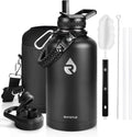 RAYMYLO Insulated Water Bottle 64 oz, Triple Wall Vacuum Stainless Steel